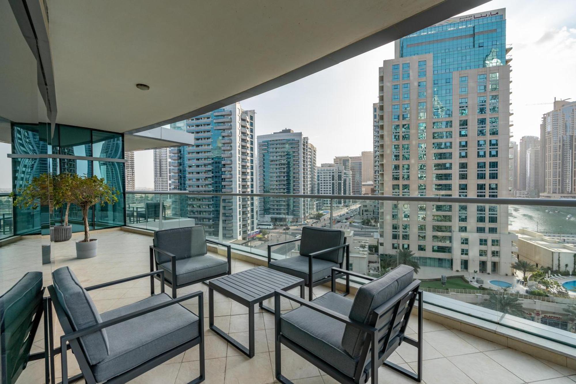 Vacay Lettings - Full Marina View 3 Bedroom Plus Maid Room Dubaï Extérieur photo